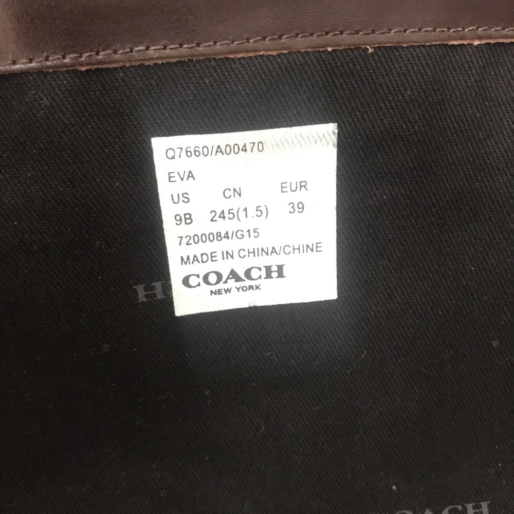 Coach leather riding boots size 9 great condition! - Picture 5 of 7